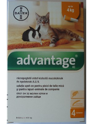 Preparat protiv spoljnih parazita mačaka Advantage  40 1ampula AKCIJA